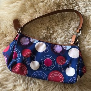 Small colorful Coach bag